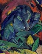 Franz Marc Wildschweine oil